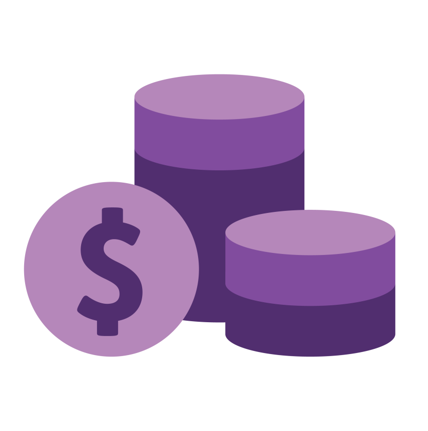 Cartoon image of coins