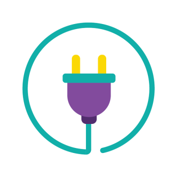 Cartoon of electrical cord
